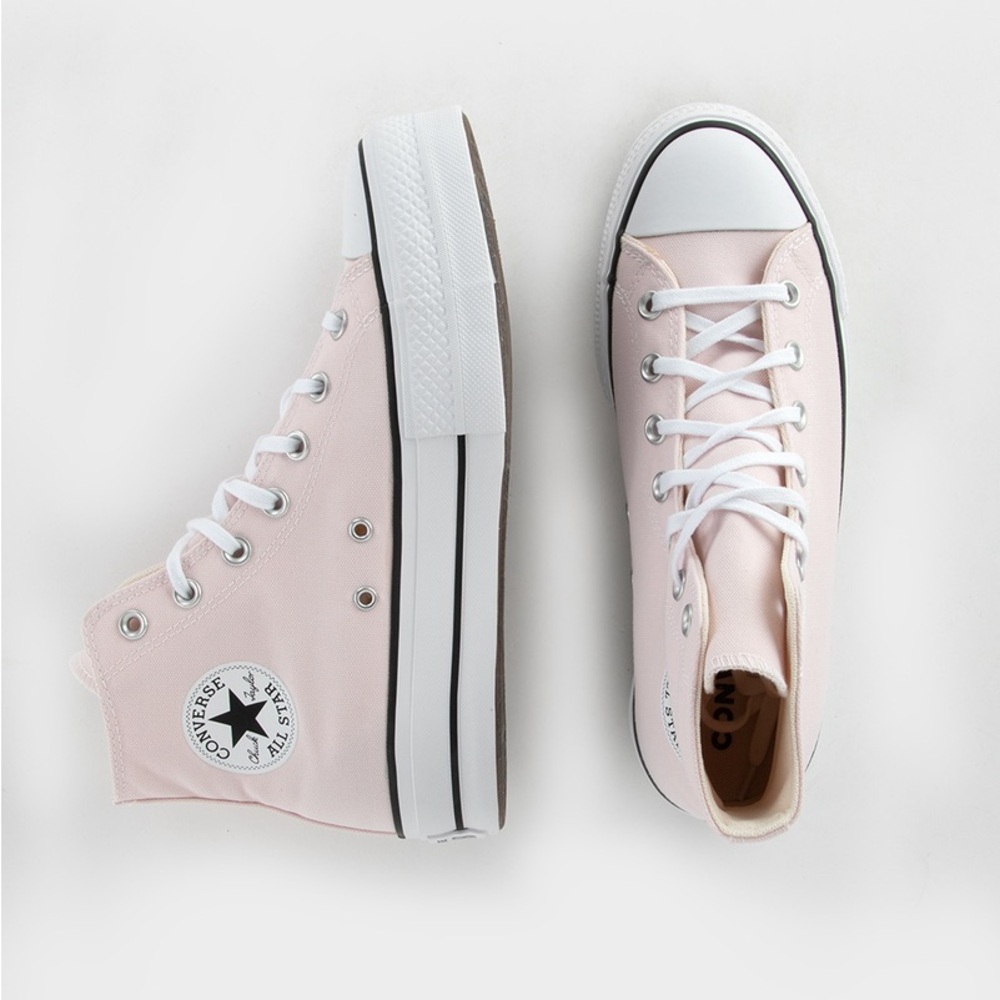 Light Pink Converse Platforms